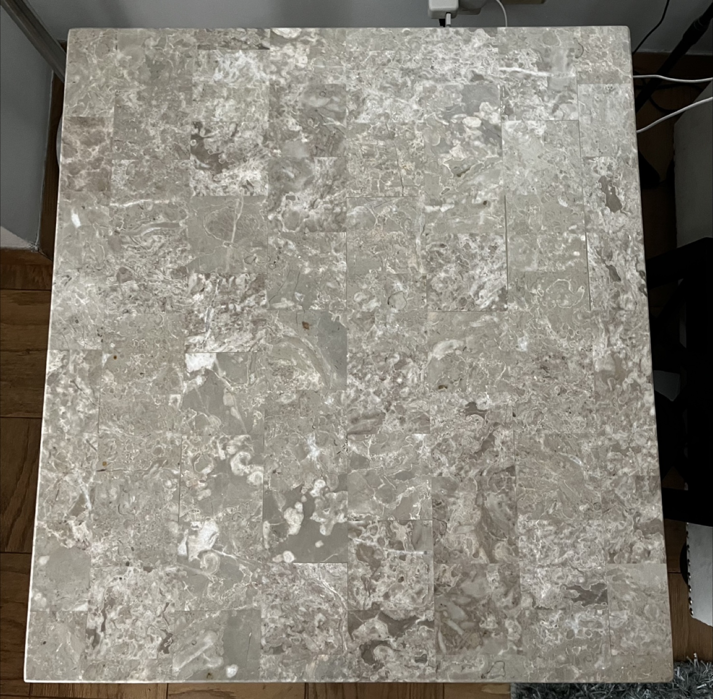 Marble Top End Table - photo 2