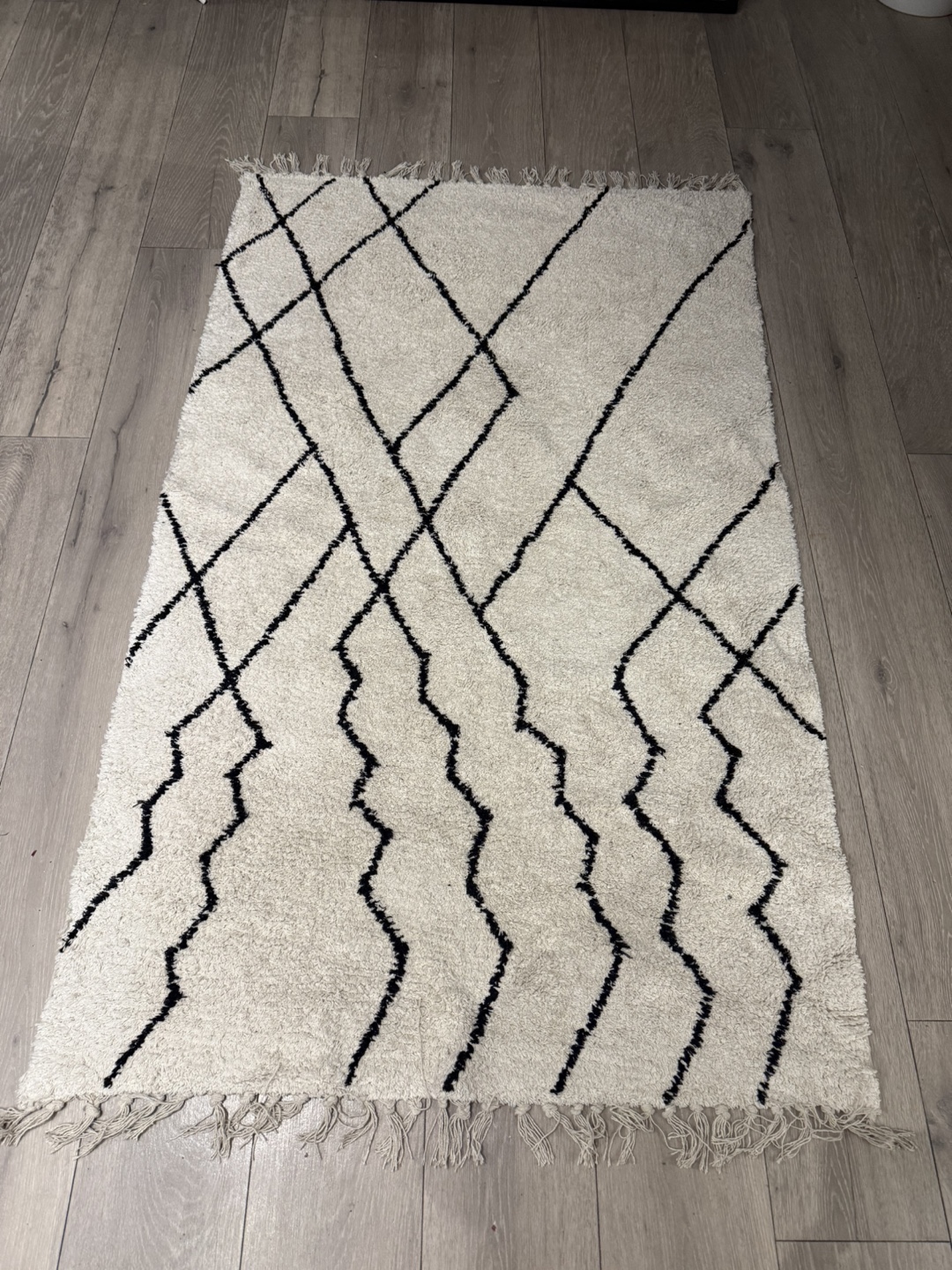 West Elm Rug - Modern Geometric Design (Like New!