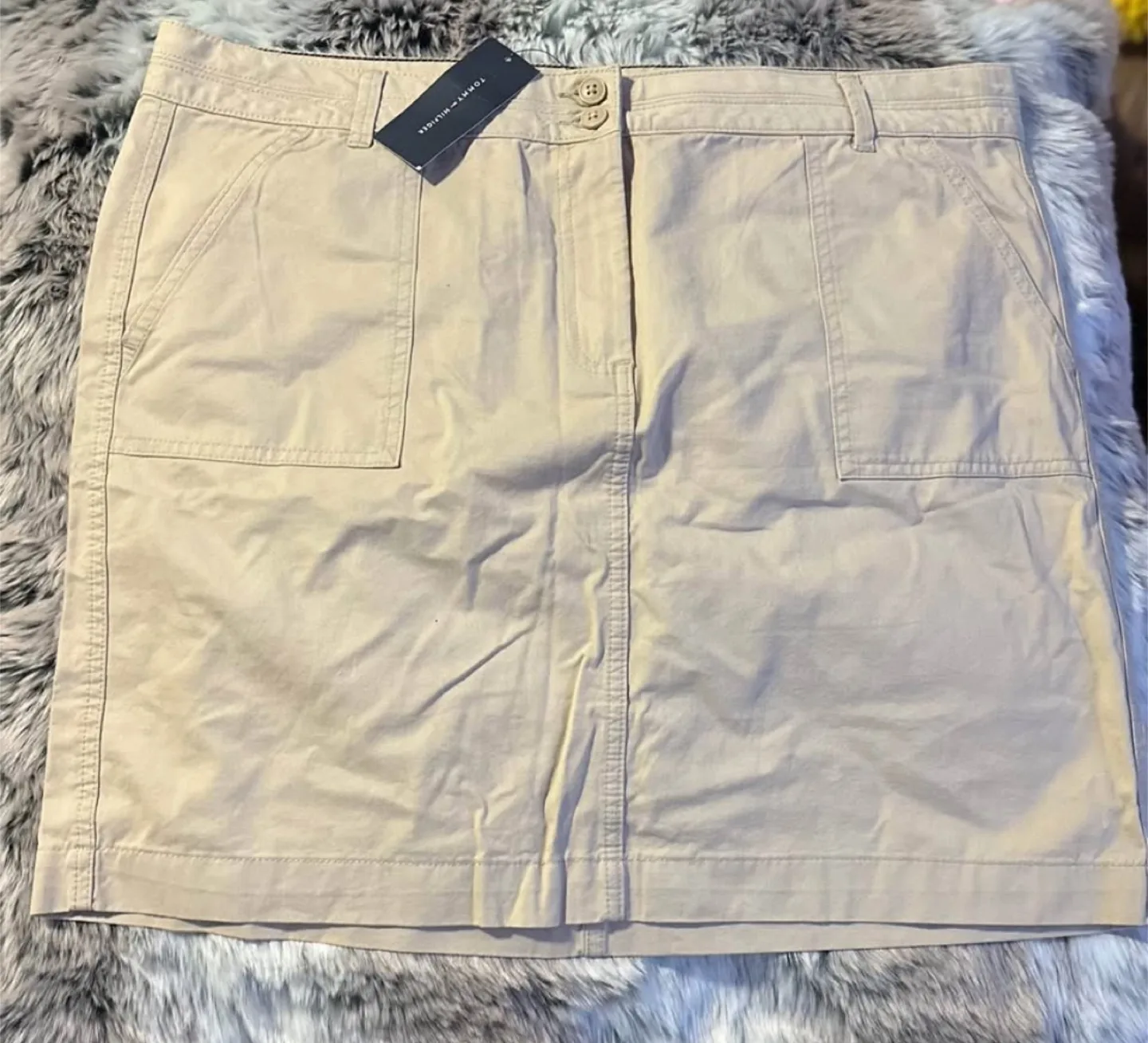 Tommy Hilfiger Khaki Skirt, Size 16 thumbnail
