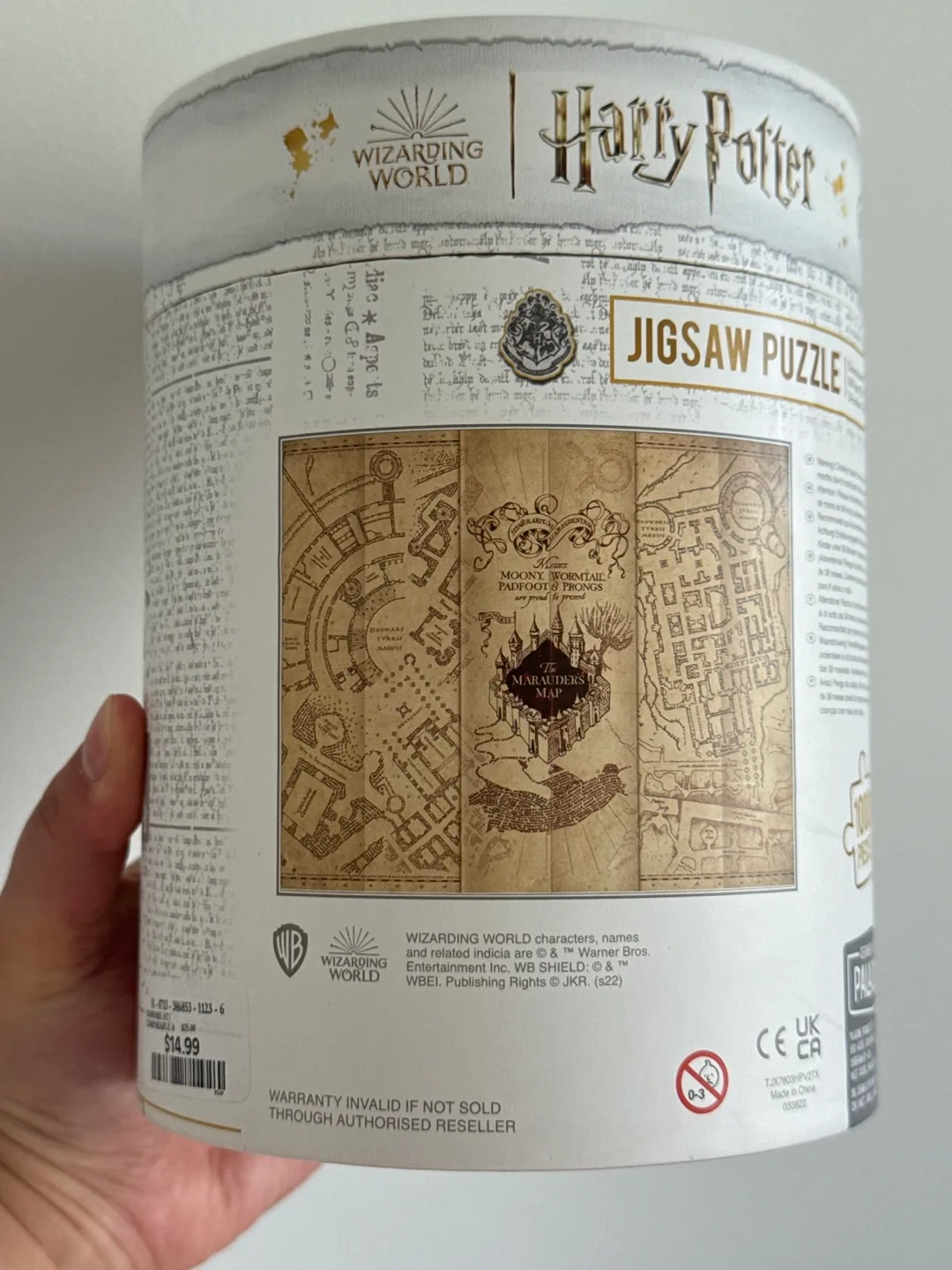 Harry Potter Marauder's Map 1000 Piece Jigsaw Puzzle thumbnail
