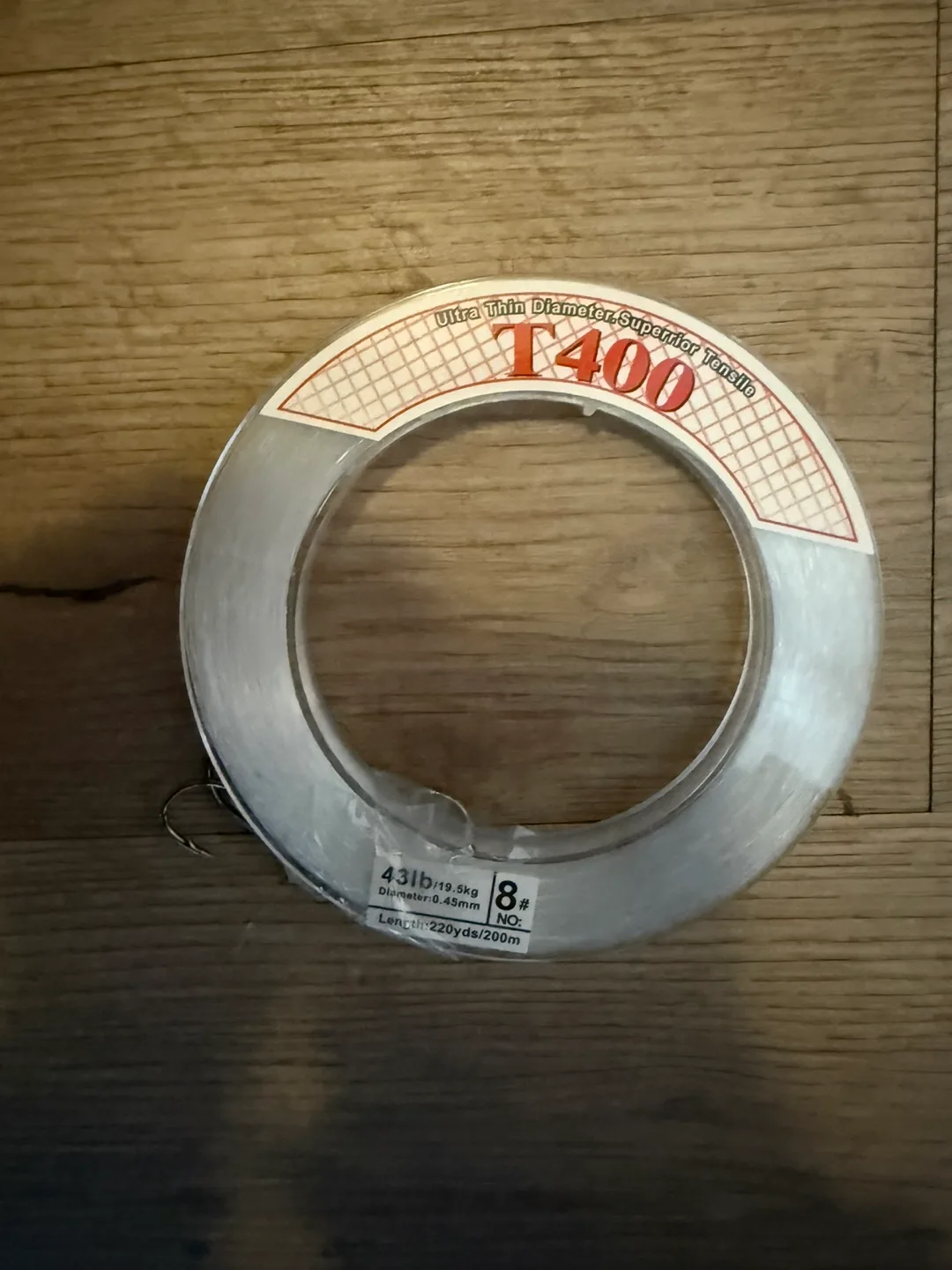 T400 Ultra Thin Diameter Superline Fishing Line 200m thumbnail