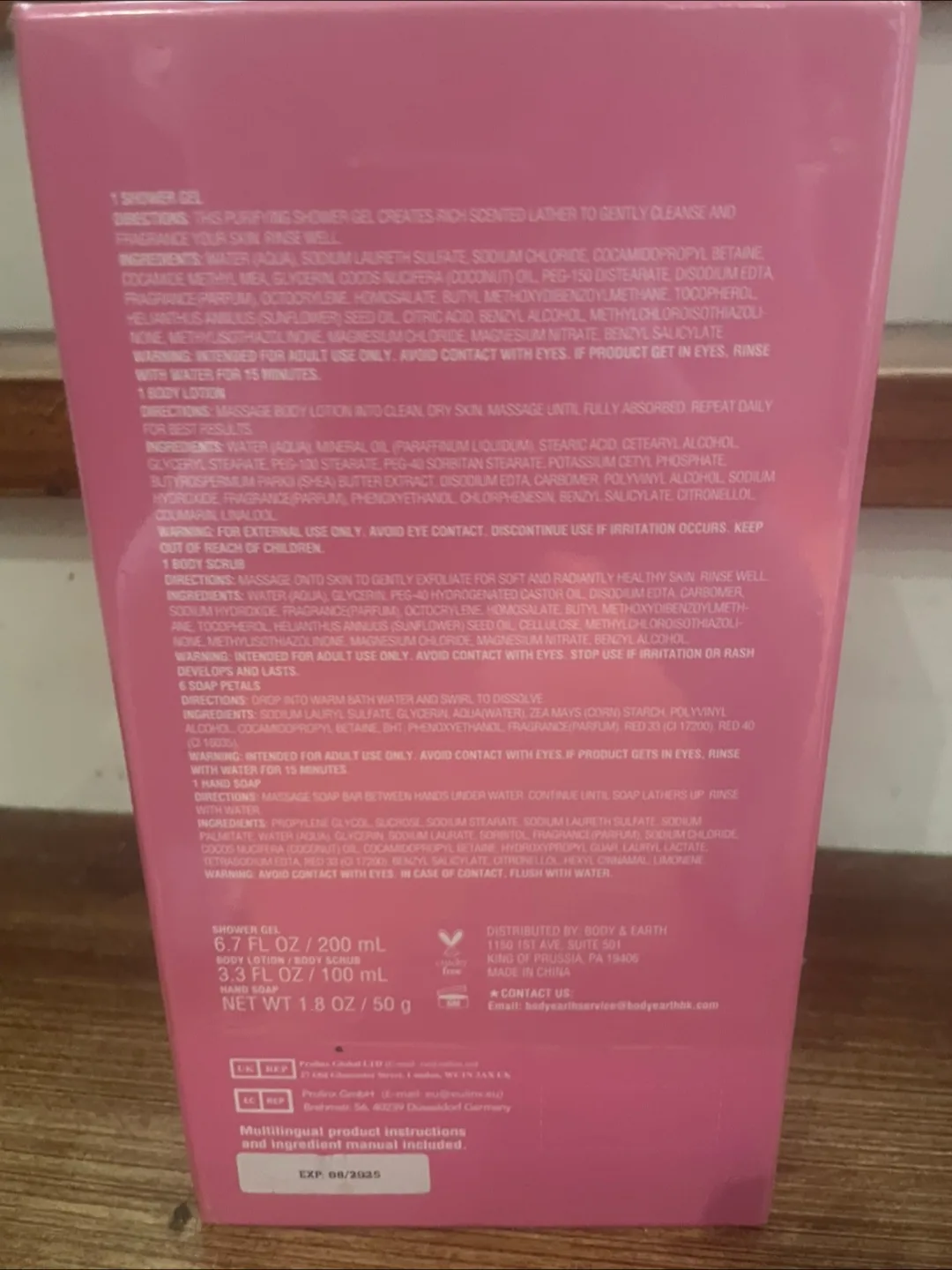 NEW Body & Earth Cherry Blossom Bath Gift Set image indicator(3)