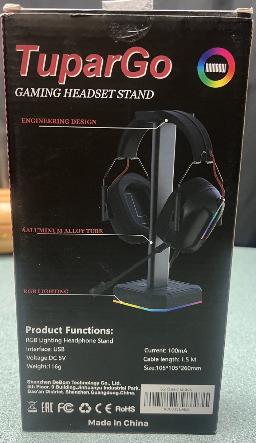 TuparGo G2 Gaming Headset Stand - RGB Lighting - photo 3