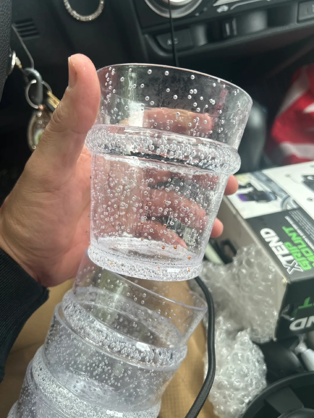 Set of 4 Bubble Glass Tumblers image indicator(2)