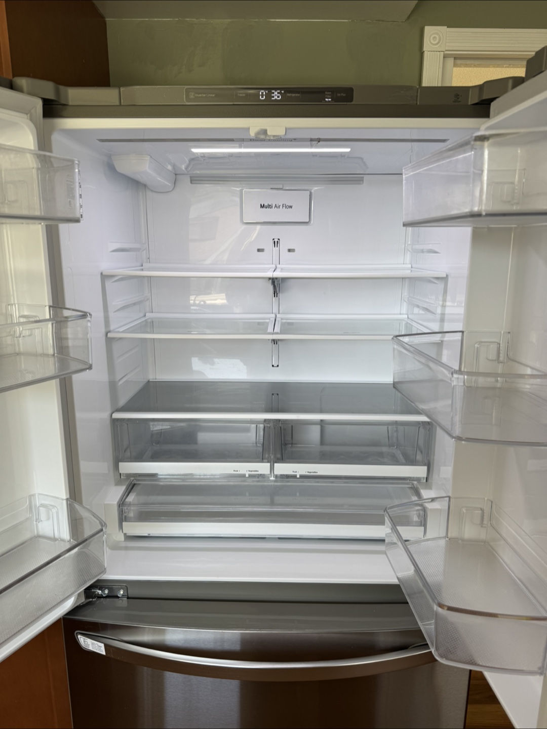 LG French Door Refrigerator - Stainless Steel - photo 2