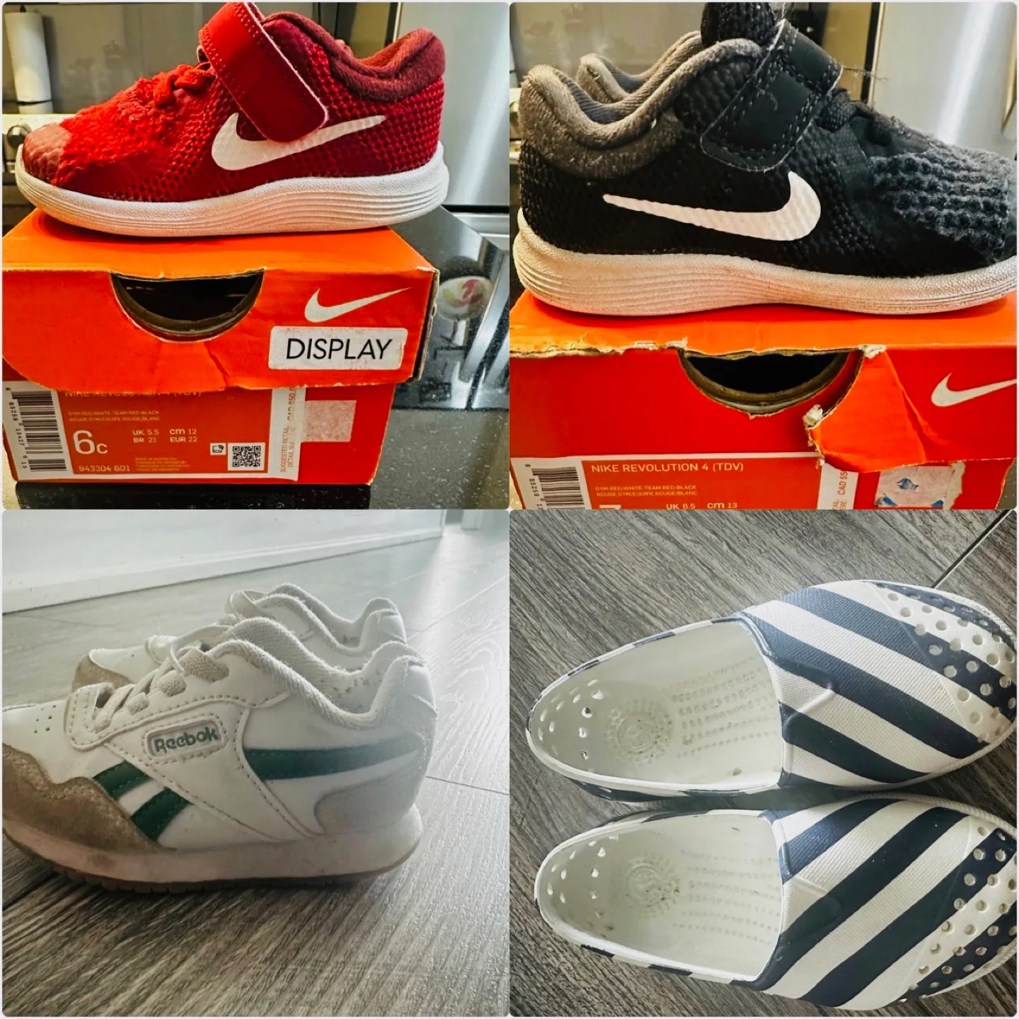 Kids' Shoes Bundle - Nike, Reebok & More! image indicator(2)