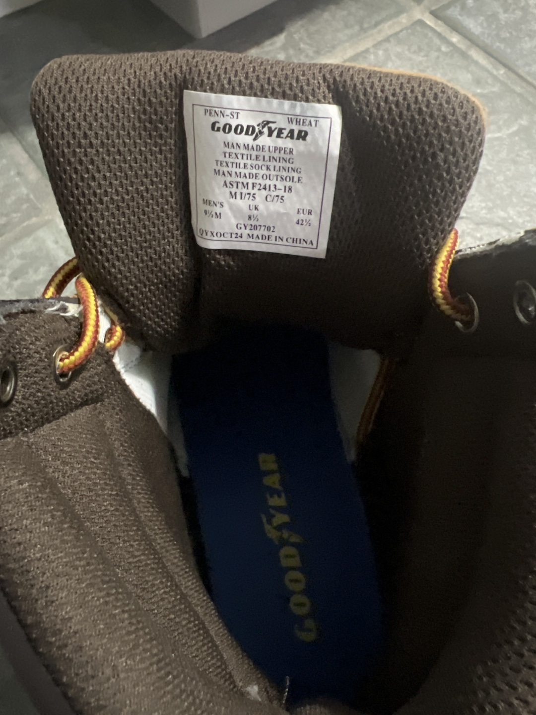 Men's Goodyear Steel toe  Boots, Size 9.5M - photo 2
