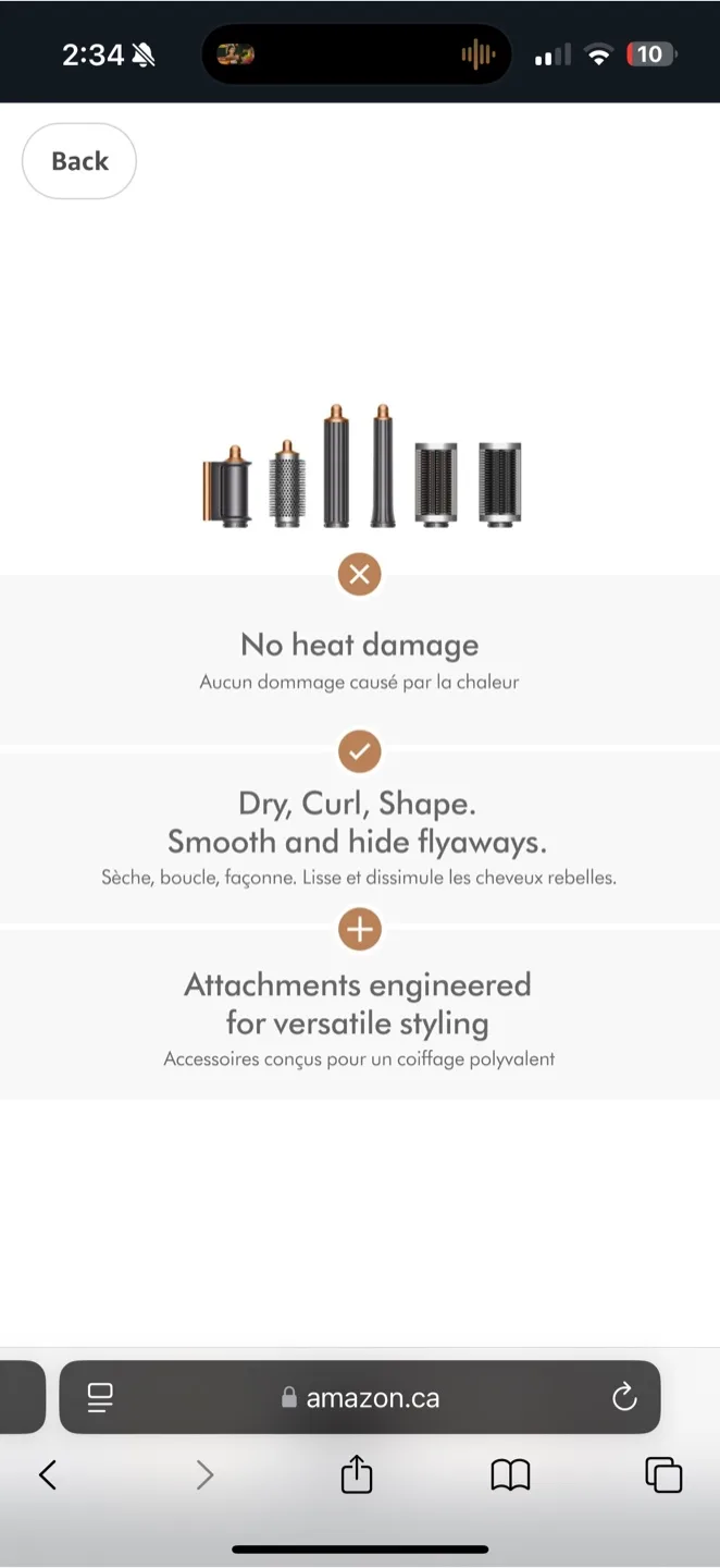 Dyson Airwrap Complete Long Hair Styler image indicator(4)