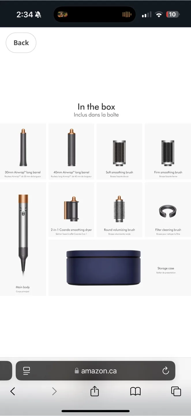 Dyson Airwrap Complete Long Hair Styler image indicator(5)