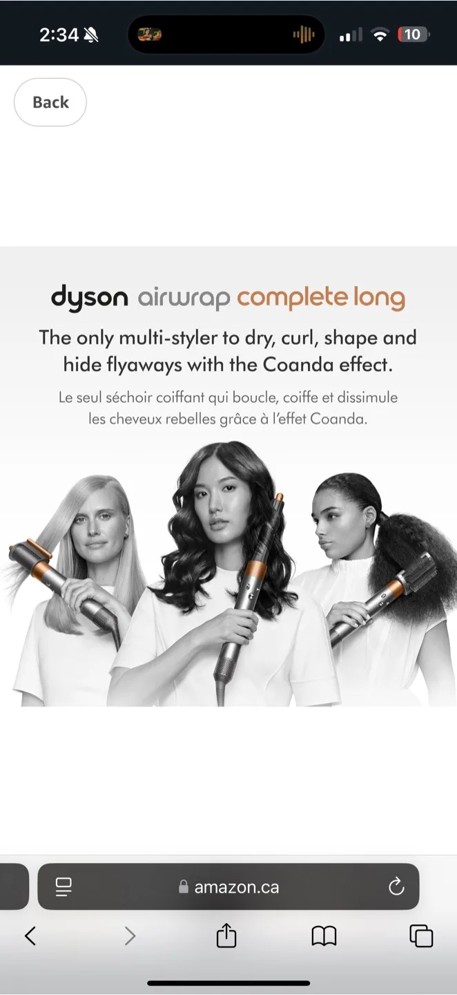 Dyson Airwrap Complete Long Hair Styler image indicator(3)