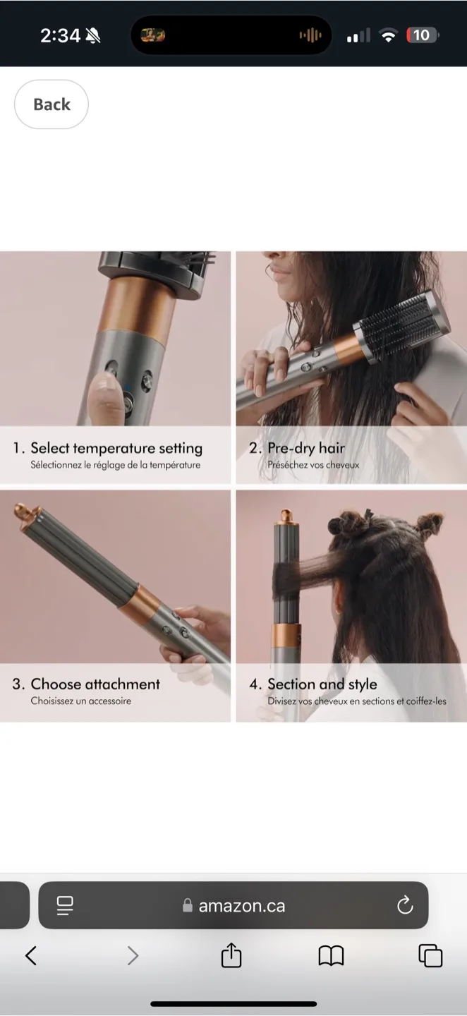 Dyson Airwrap Complete Long Hair Styler image indicator(8)