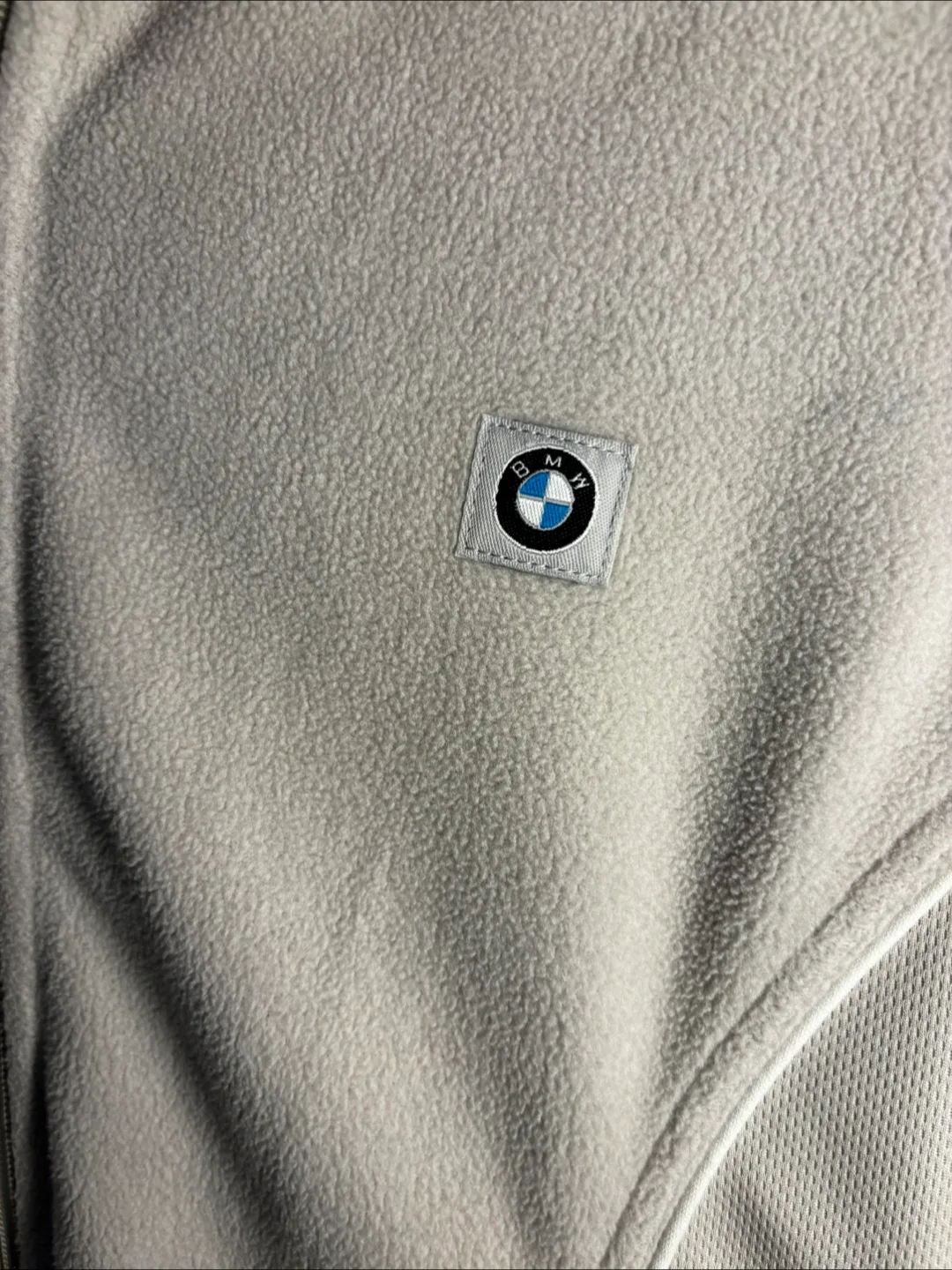 BMW Lifestyle Fleece Jacket Women’s Small Gray Full Zip Outdoor image indicator(2)