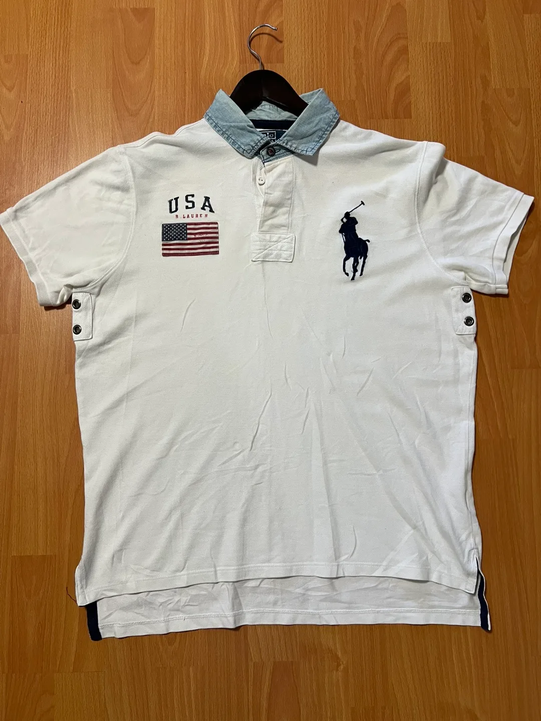 Rare Polo Ralph Lauren Vintage USA Polo Shirt thumbnail