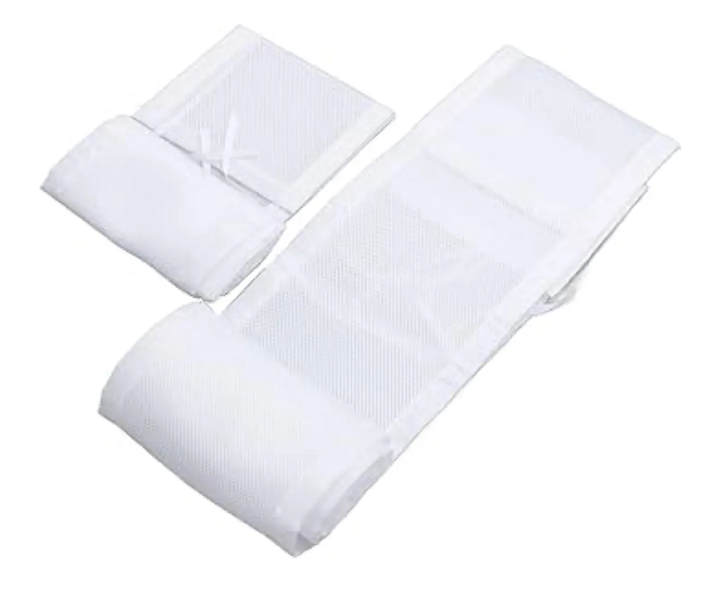 White Crib Bumper for Full-Size Cribs thumbnail