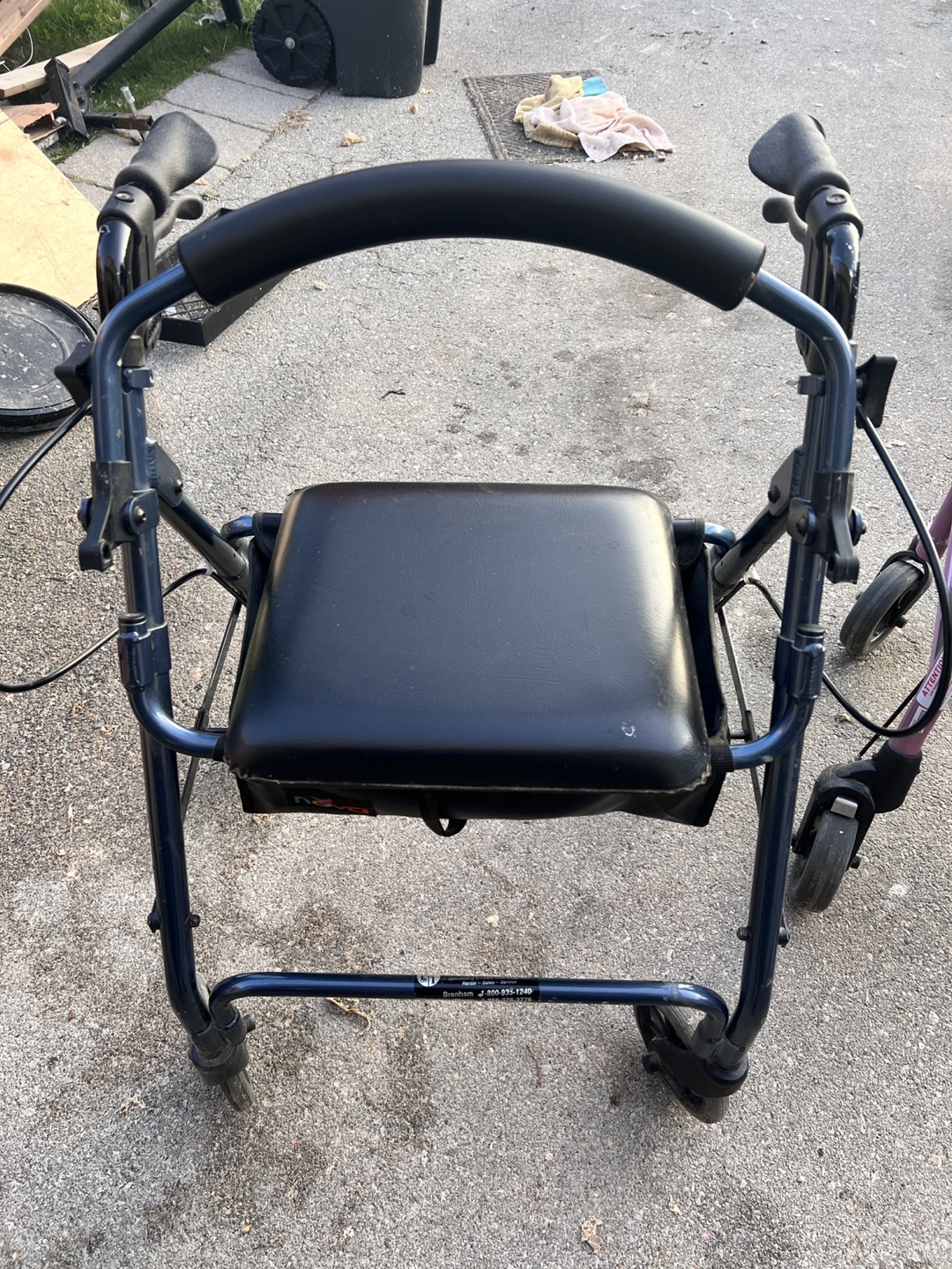 Used Rollator Walker with Seat - photo 2