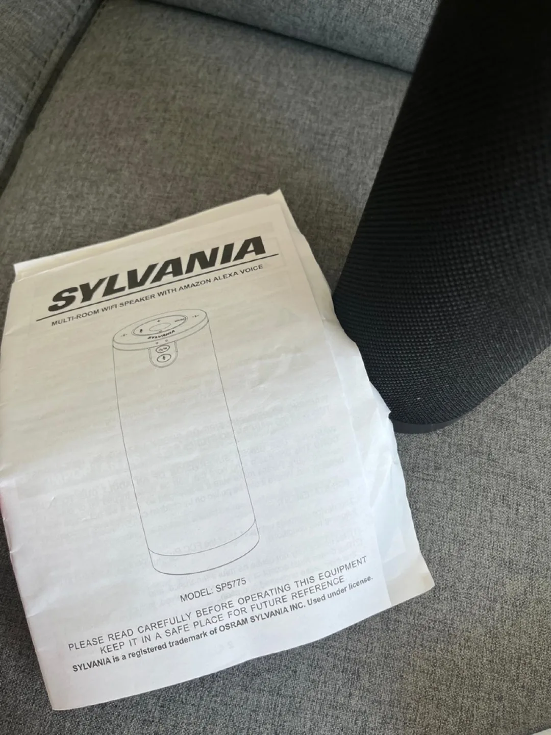 BRAND NEW unused Sylvania Bluetooth Speaker with Amazon Alexa image indicator(6)