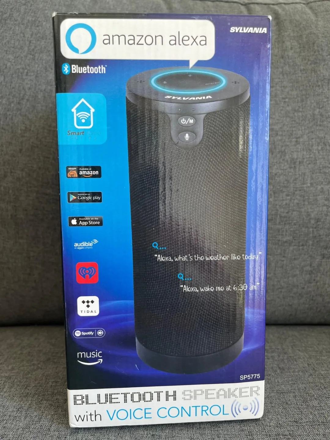 BRAND NEW unused Sylvania Bluetooth Speaker with Amazon Alexa thumbnail