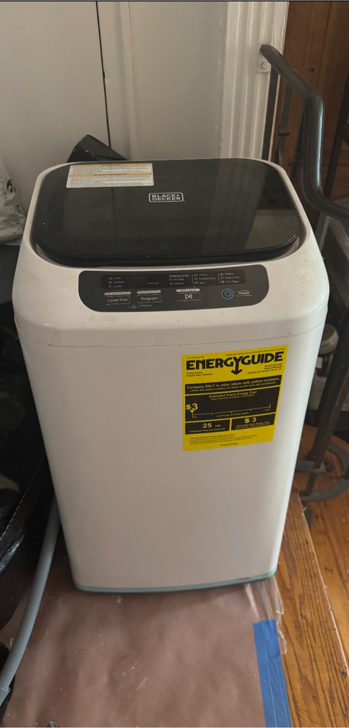 Black and Decker portable washing machine - photo 2