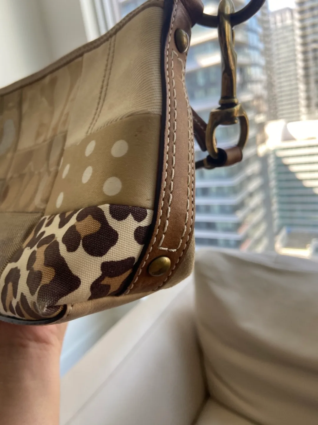 Coach Patchwork Shoulder Bag image indicator(8)