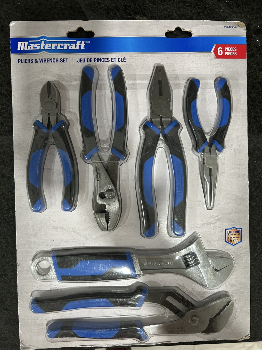 Mastercraft 6-Piece Pliers & Wrench Set
