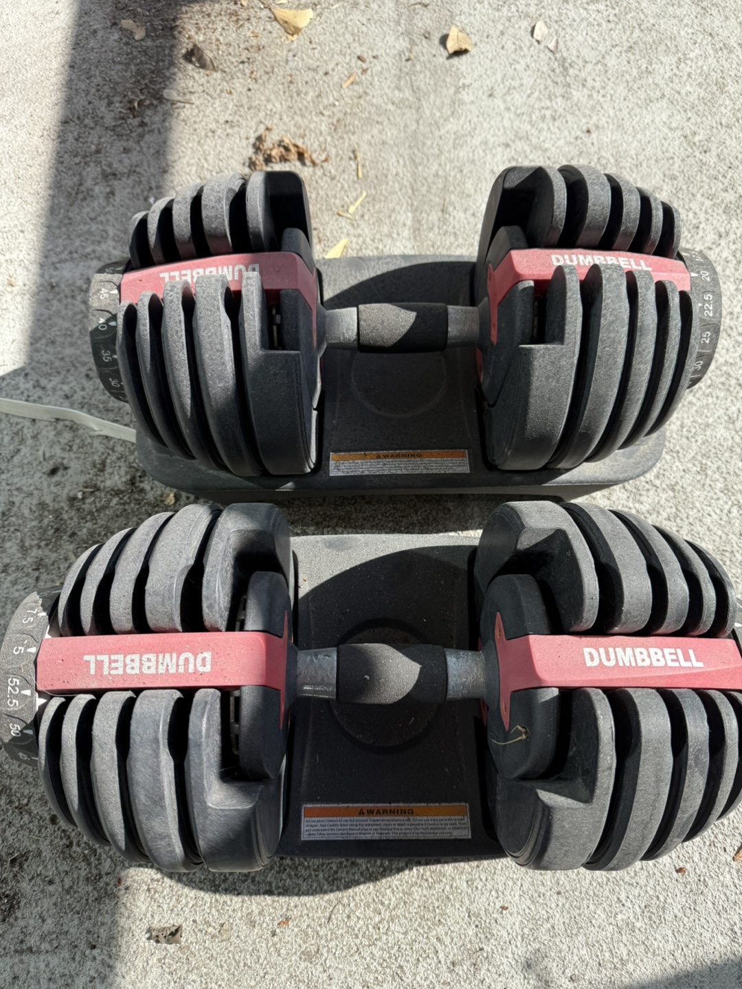 Pair of Adjustable Dumbbells - photo 2