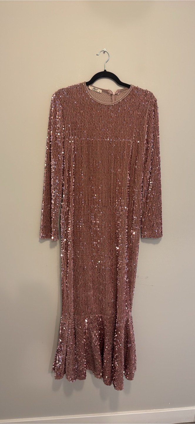 Sequin midi dress