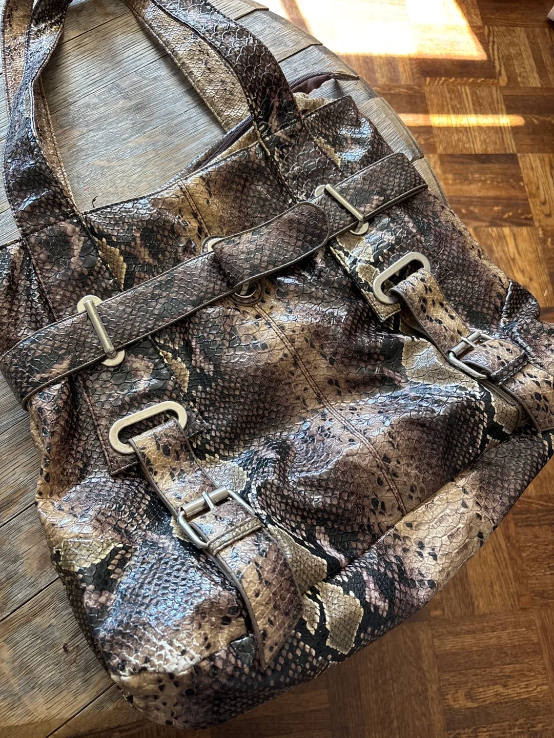 Snakeskin-print Purse thumbnail
