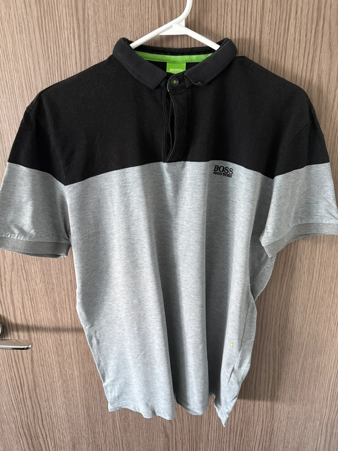 Hugo Boss Men's Polo Shirt - Black and Grey - Modern Fit thumbnail