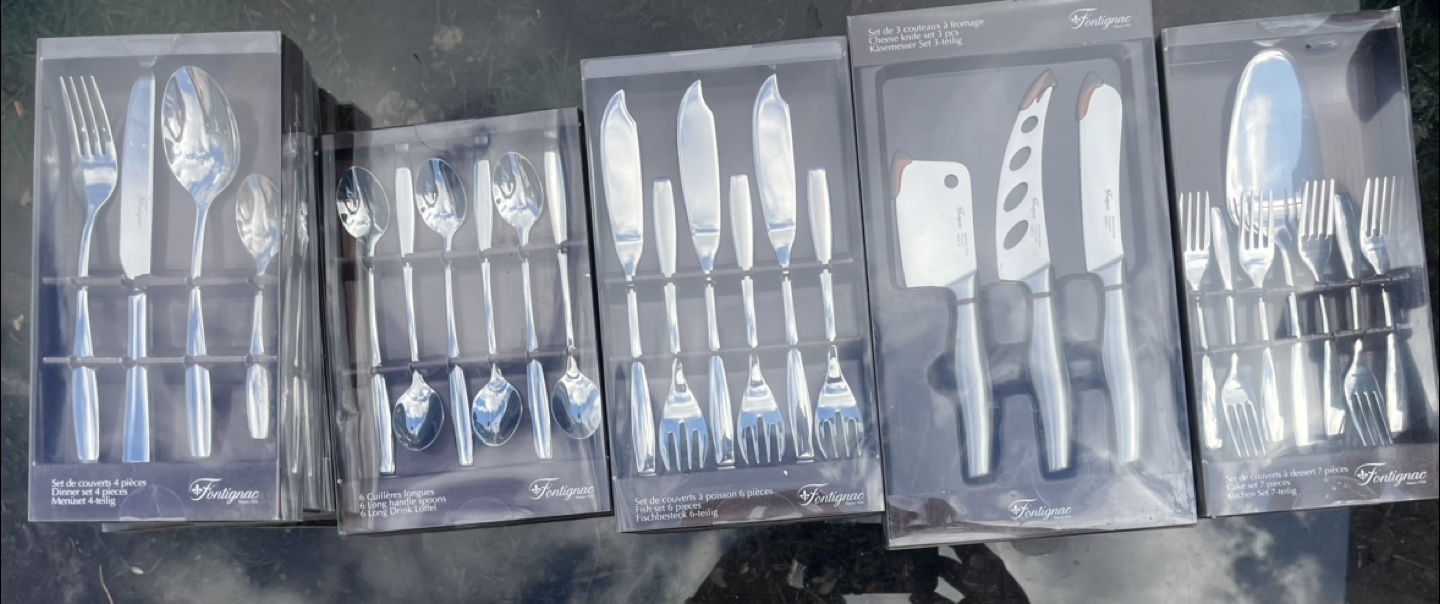 Fontignac Cutlery Sets - Bundle of 5