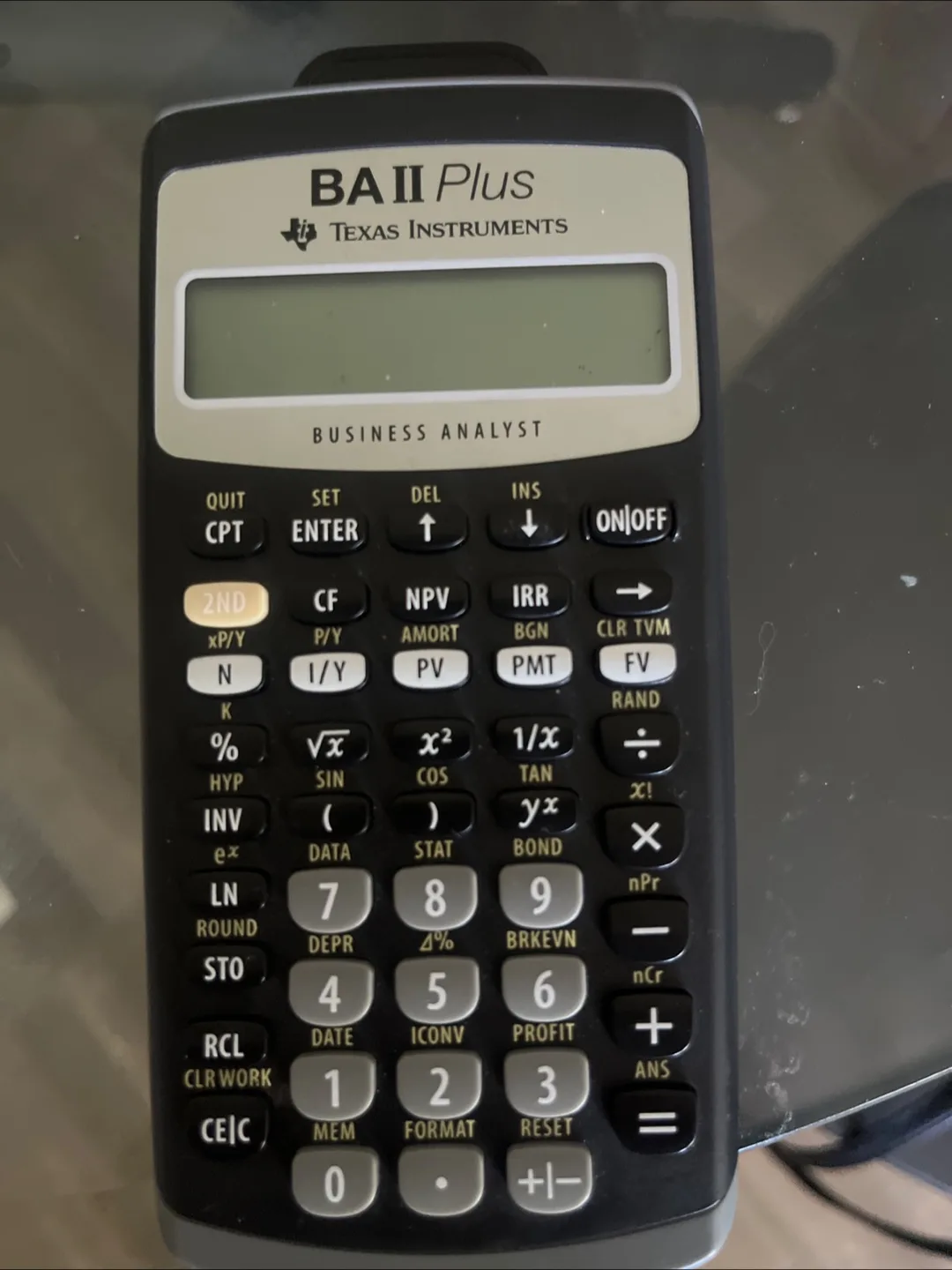 Texas Instruments BA II Plus Business Analyst Calculator thumbnail