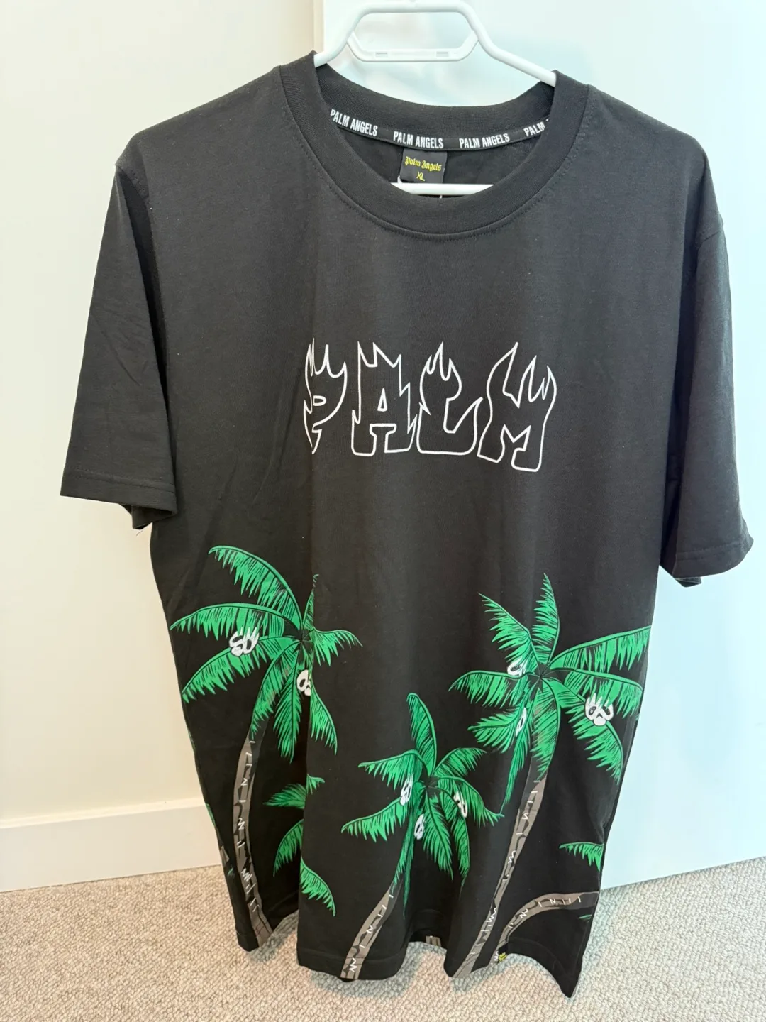 Palm Angels T-Shirt with Palm Tree thumbnail