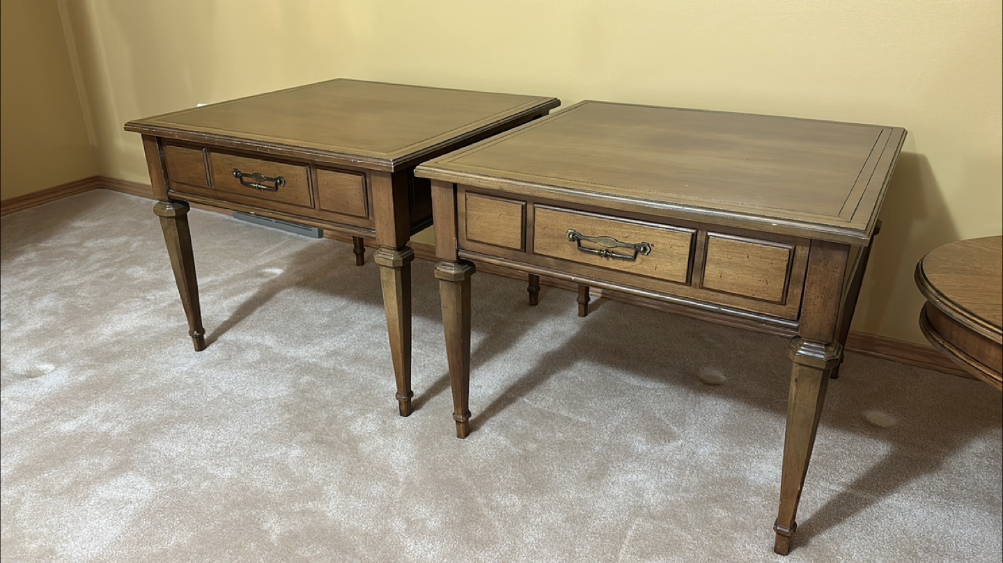 Pair of Brandt Vintage End Tables