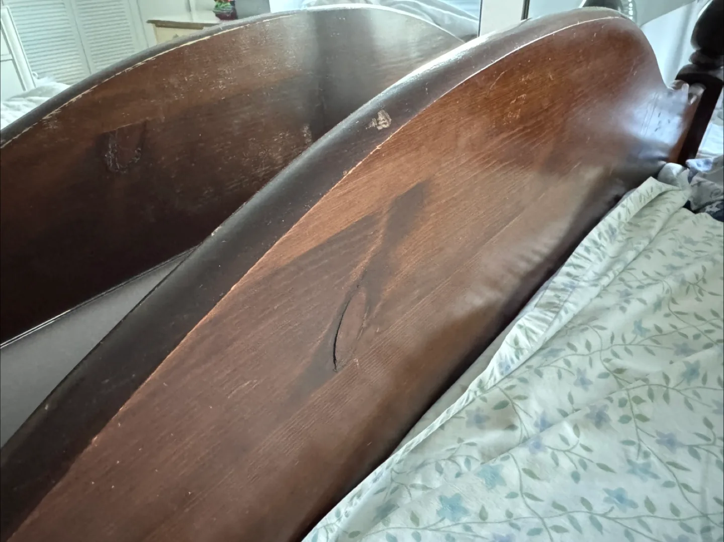 Vintage Wooden Headboard image indicator(2)