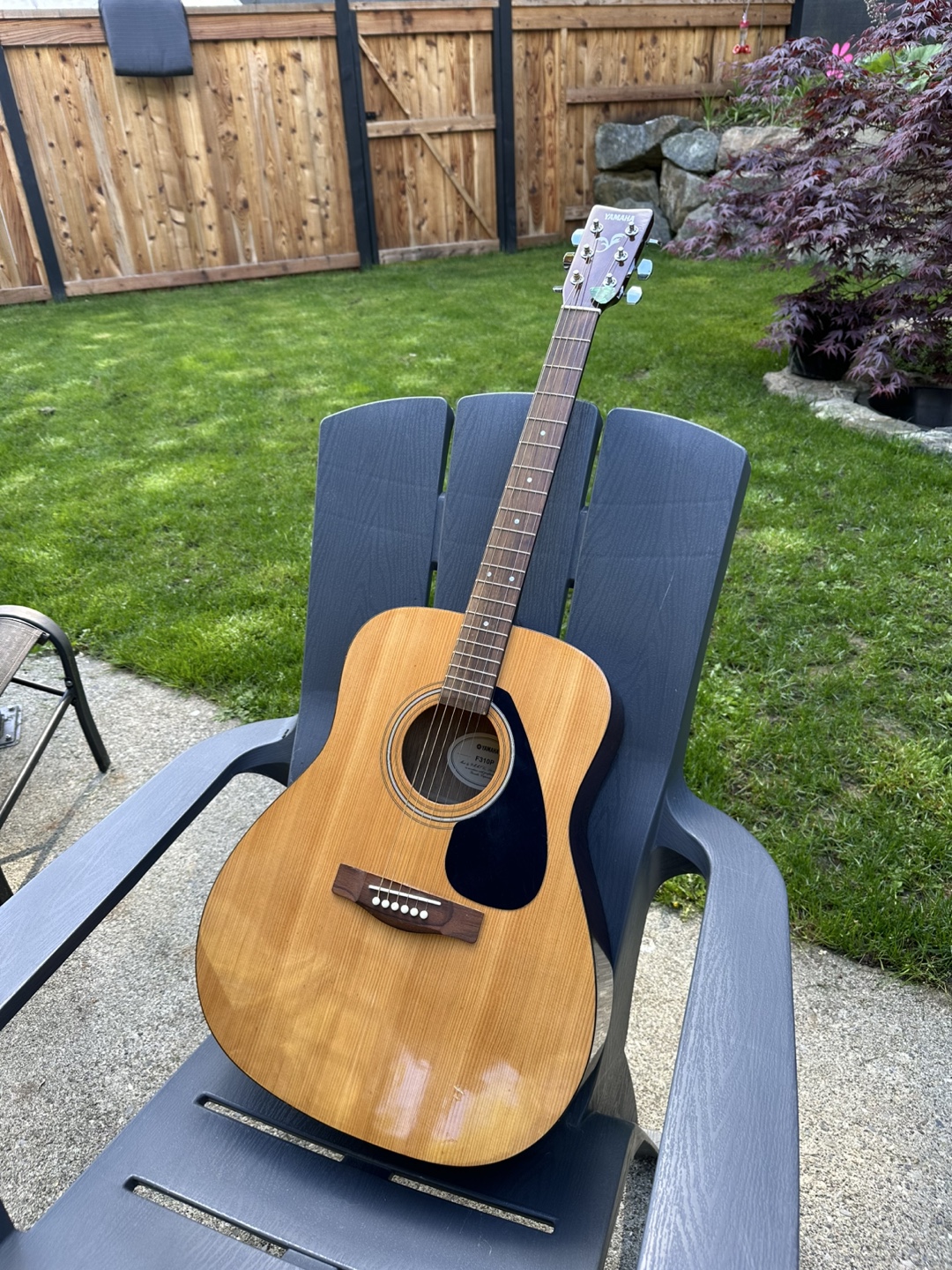 Yamaha F310P Acoustic Guitar with Gig Bag - photo 2