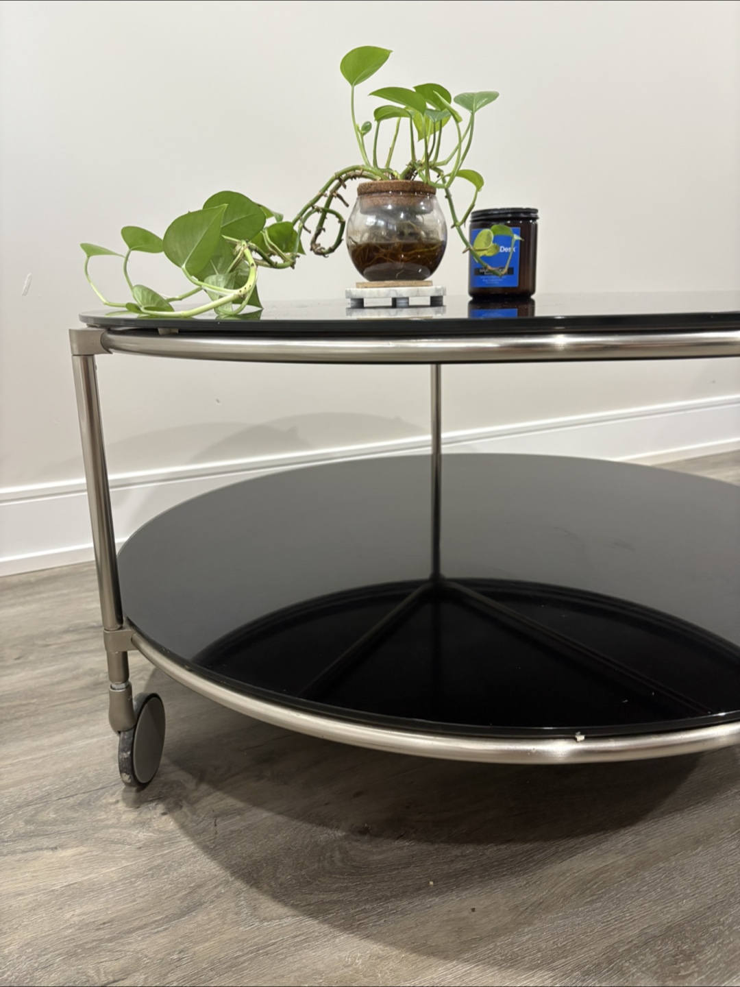 Round Two-Tier IKEA ‘Strind’ Coffee Table by Ehlén Johansson - photo 3