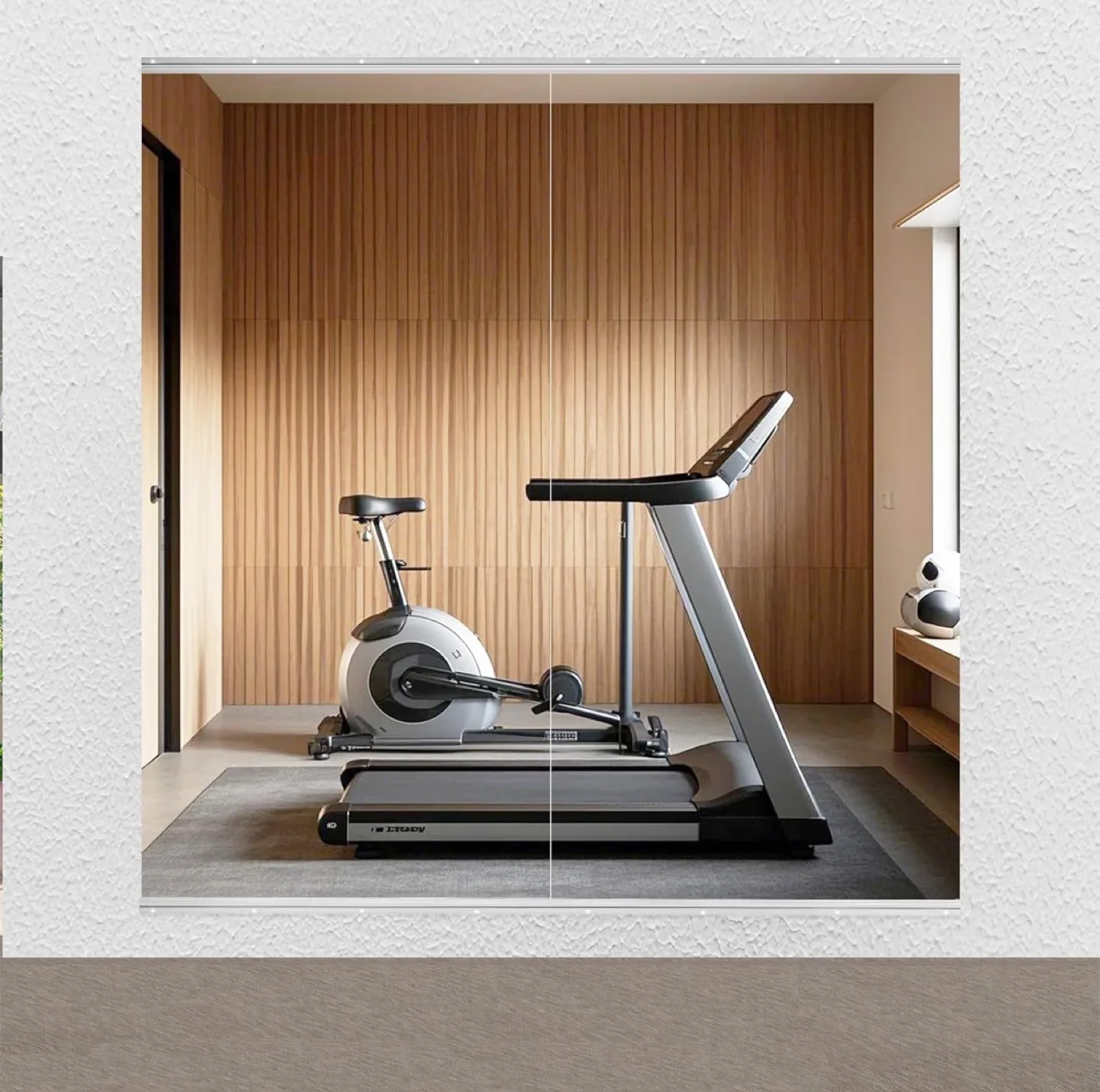 Large Gym Mirror -  56" x 16" - Home Gym, thumbnail