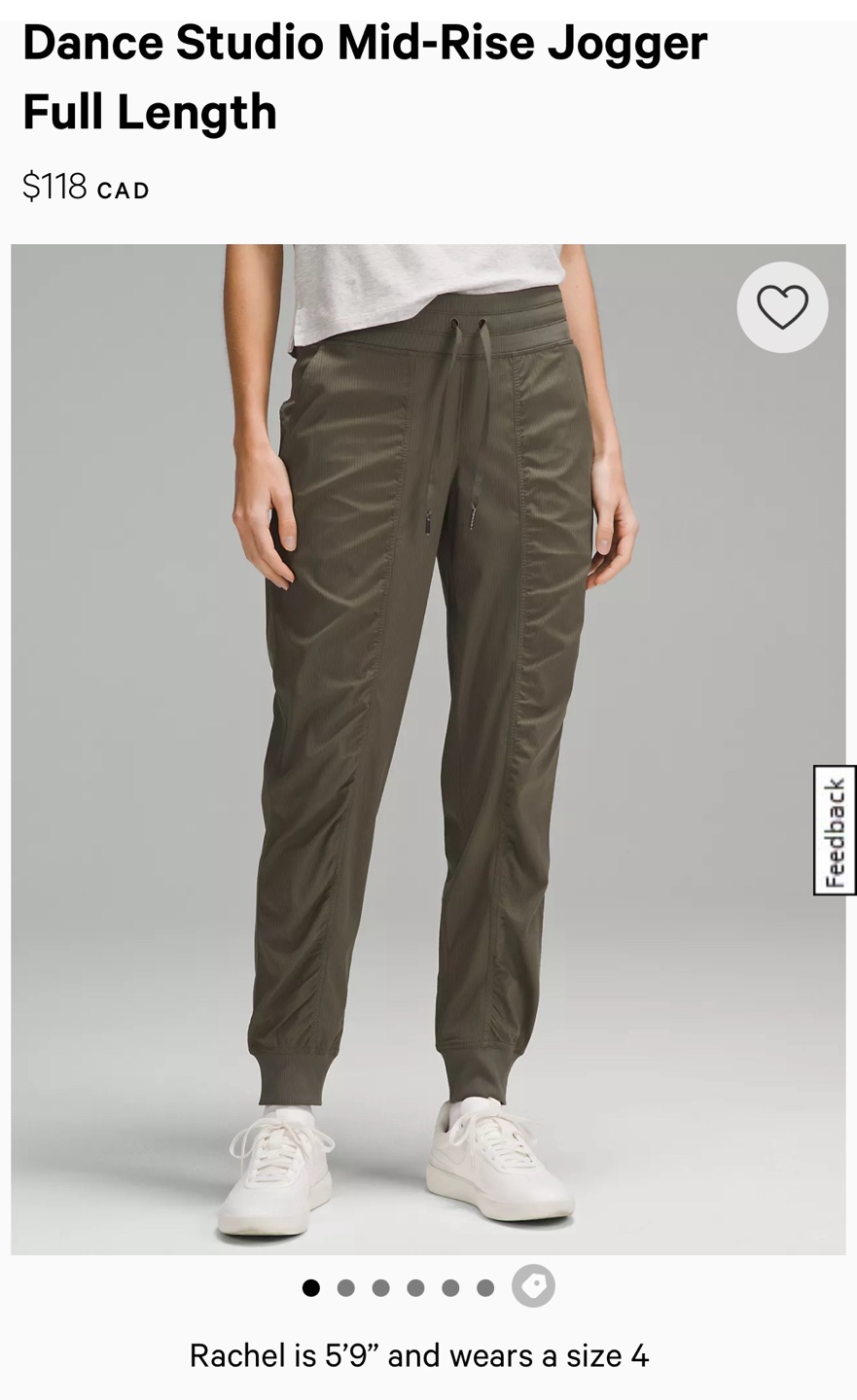 レッグウェア Lululemon Jogger size 4 Lululemon Joggers - Size 4 | Karrot