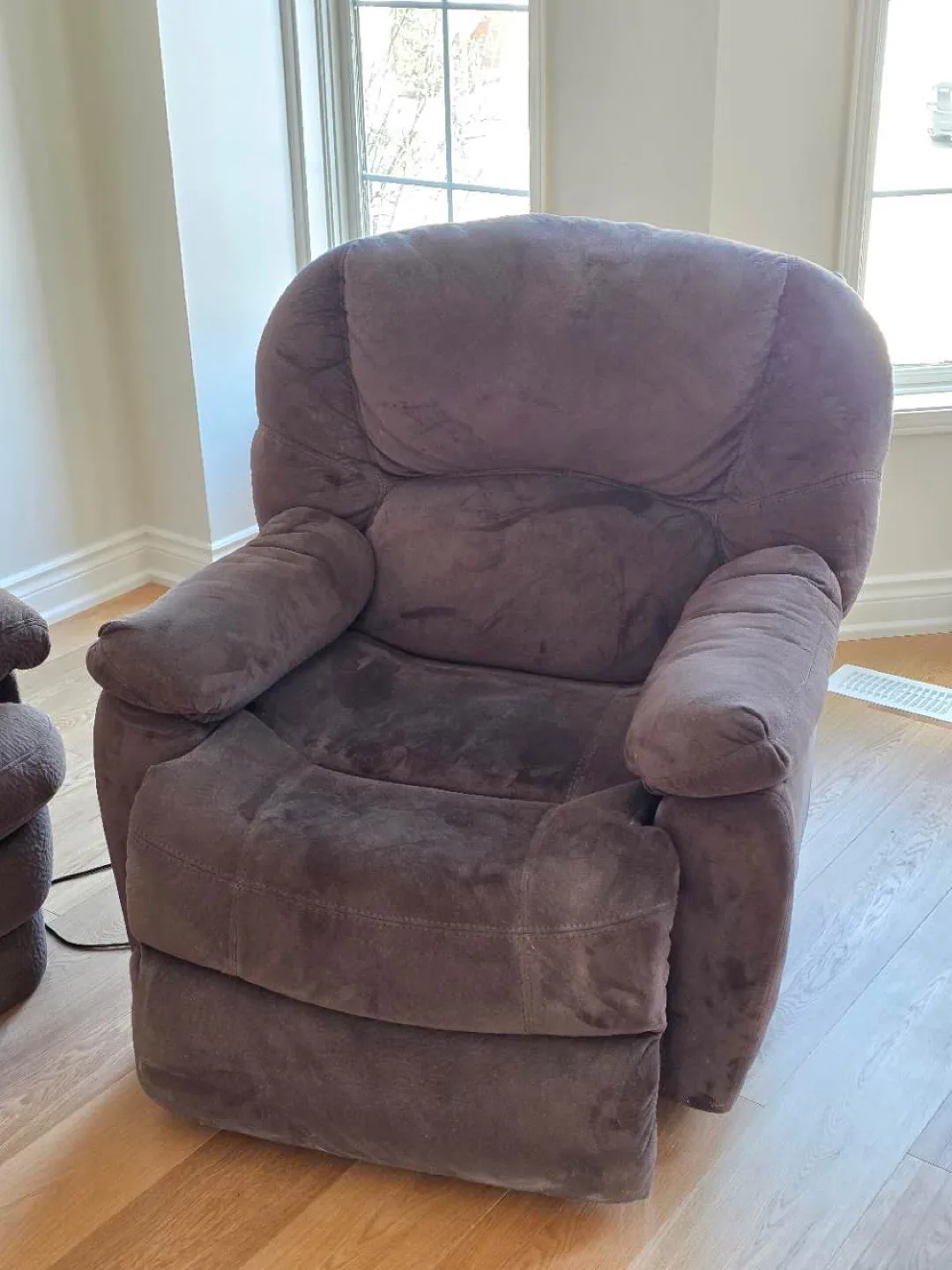 Brown Recliner and Sofa Set thumbnail