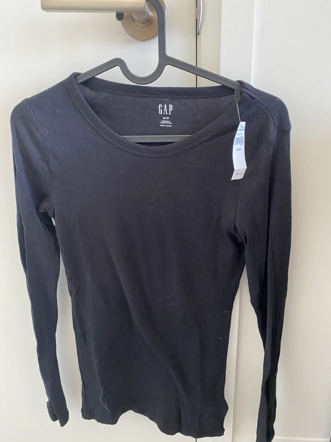 GAP Black Long Sleeve Shirt XS thumbnail