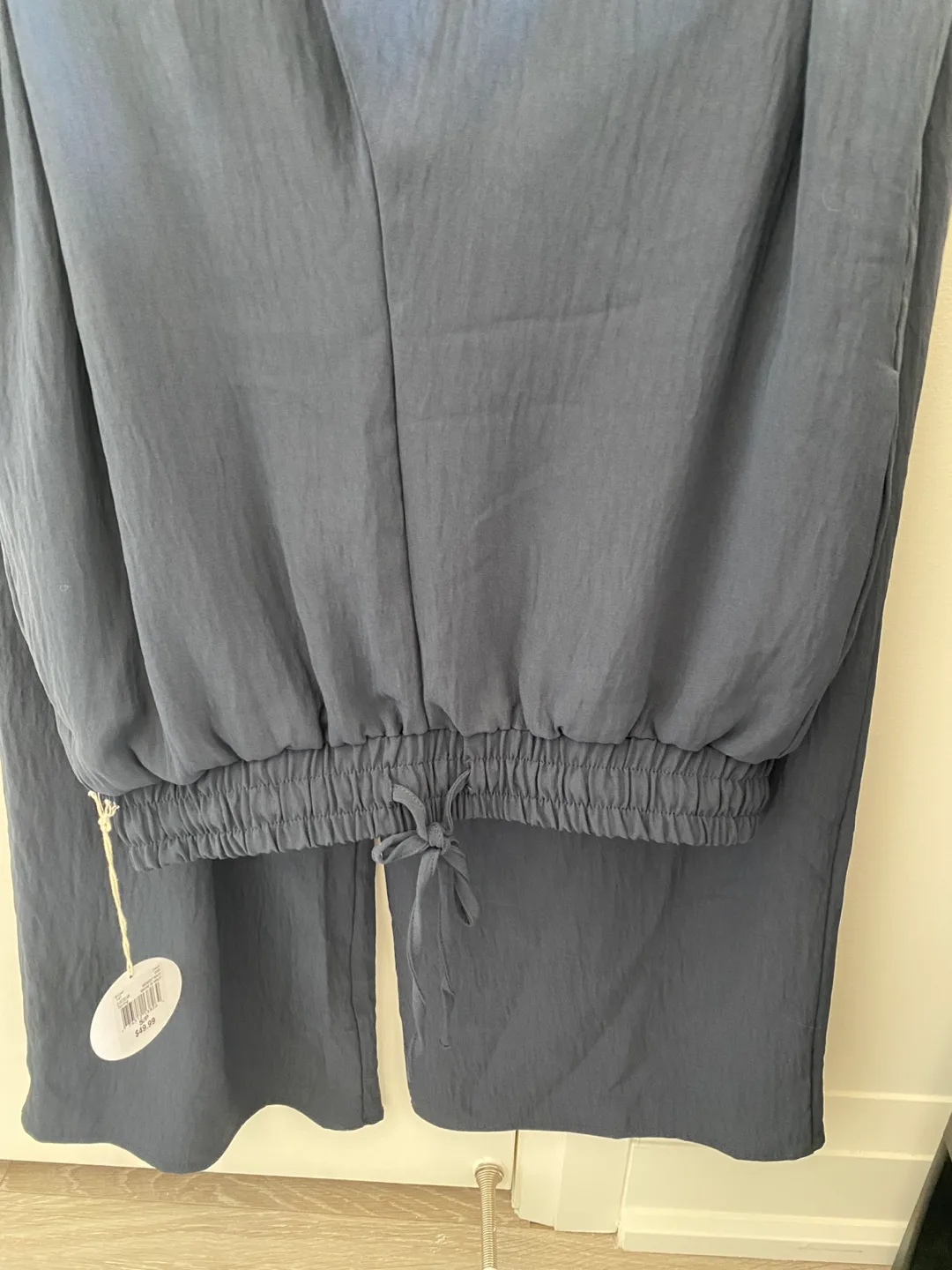 Women's Size Small Drawstring Culottes - Midnight Navy thumbnail