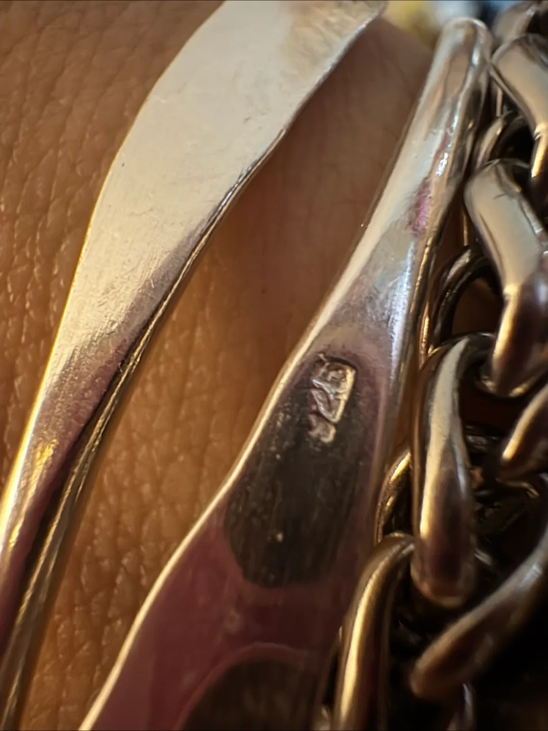 New Authentic Unique  925 Sterling  Silver  Cuff Bracelet image indicator(8)