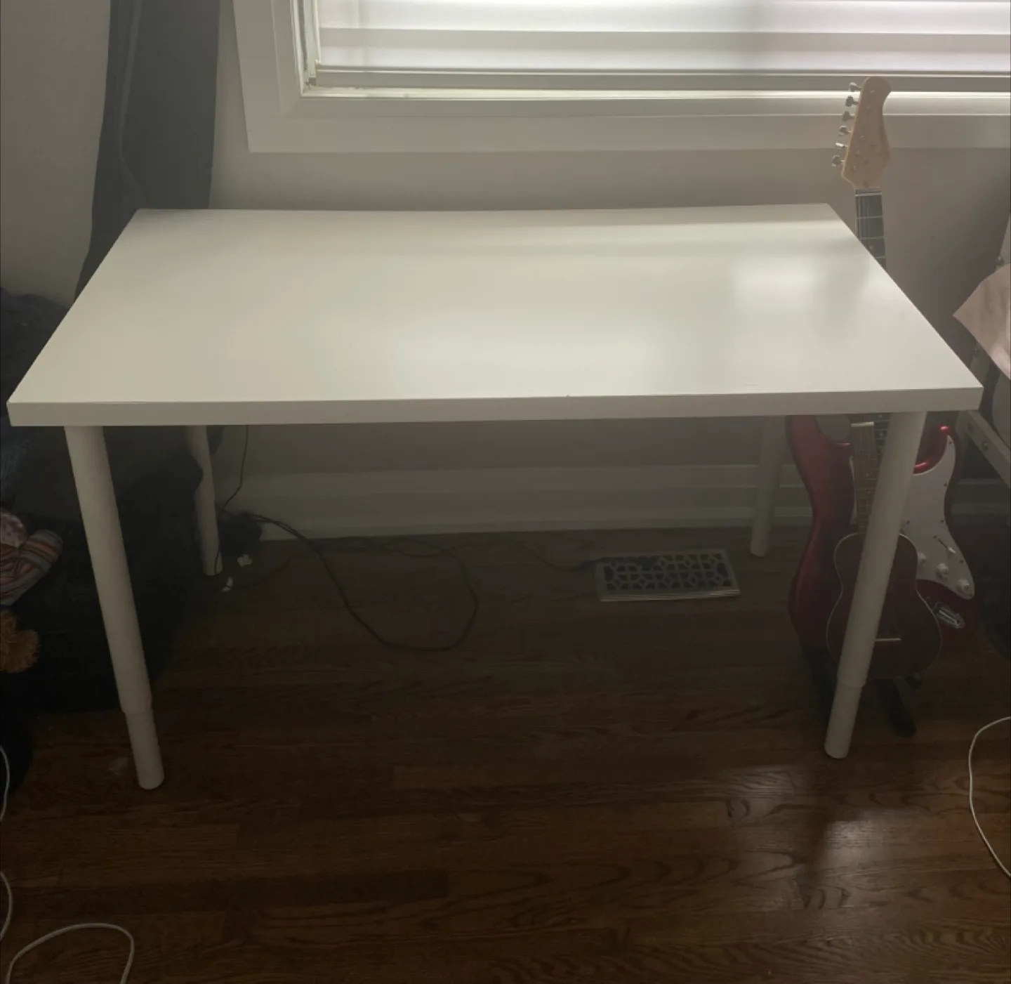 IKEA Adjustable White Desk thumbnail