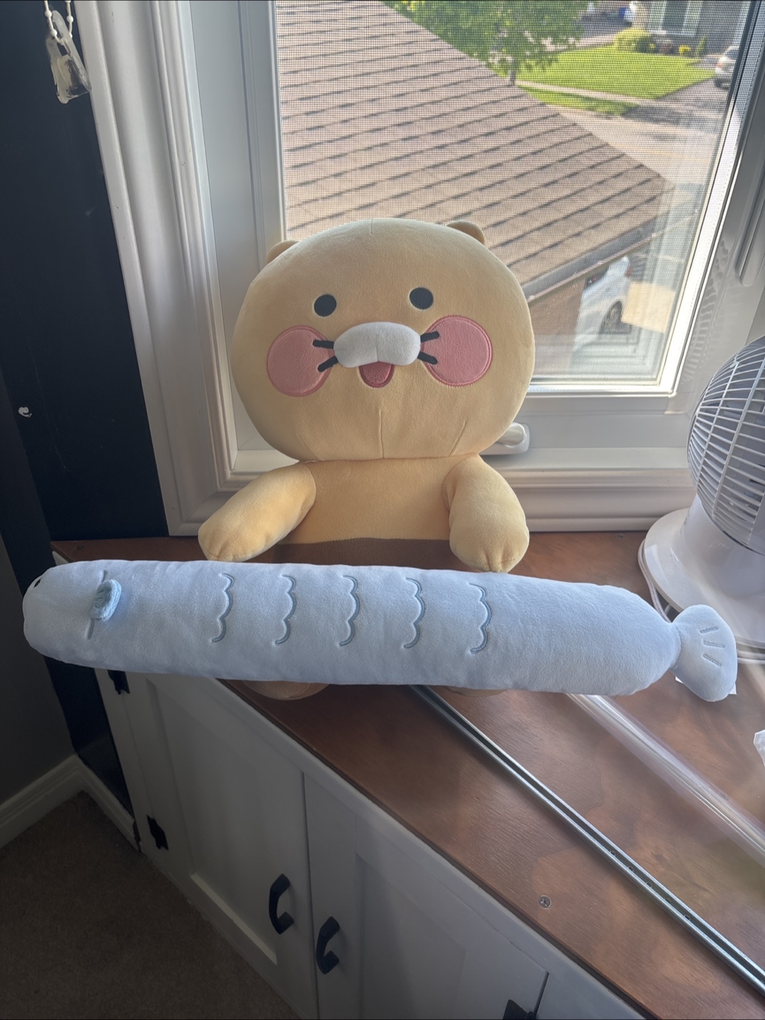 Adorable Plush Toy Set -  Lion and Fish