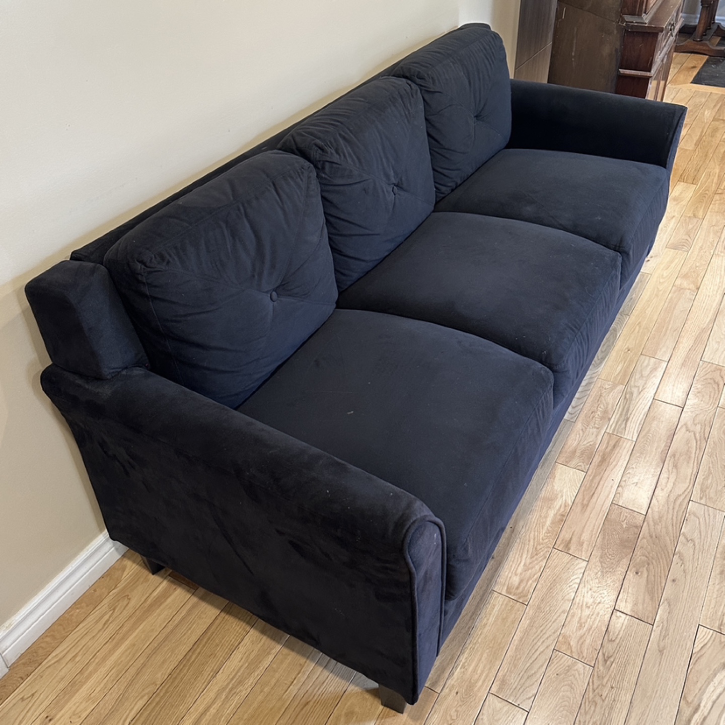 Lifestyle Solution Hobart Black Sofa (CAN DELIVER) - photo 5