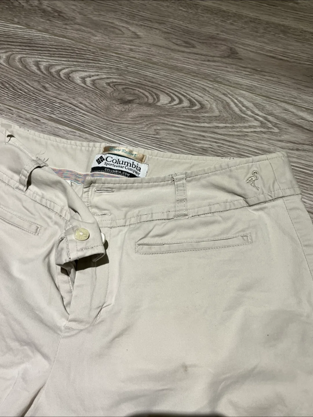 Columbia Women's Capri Pants, Size 4, Beige image indicator(4)