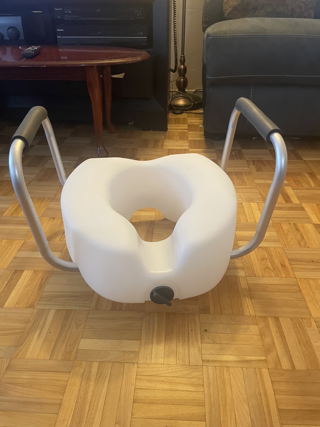 Elevated Toilet Seat with Handles