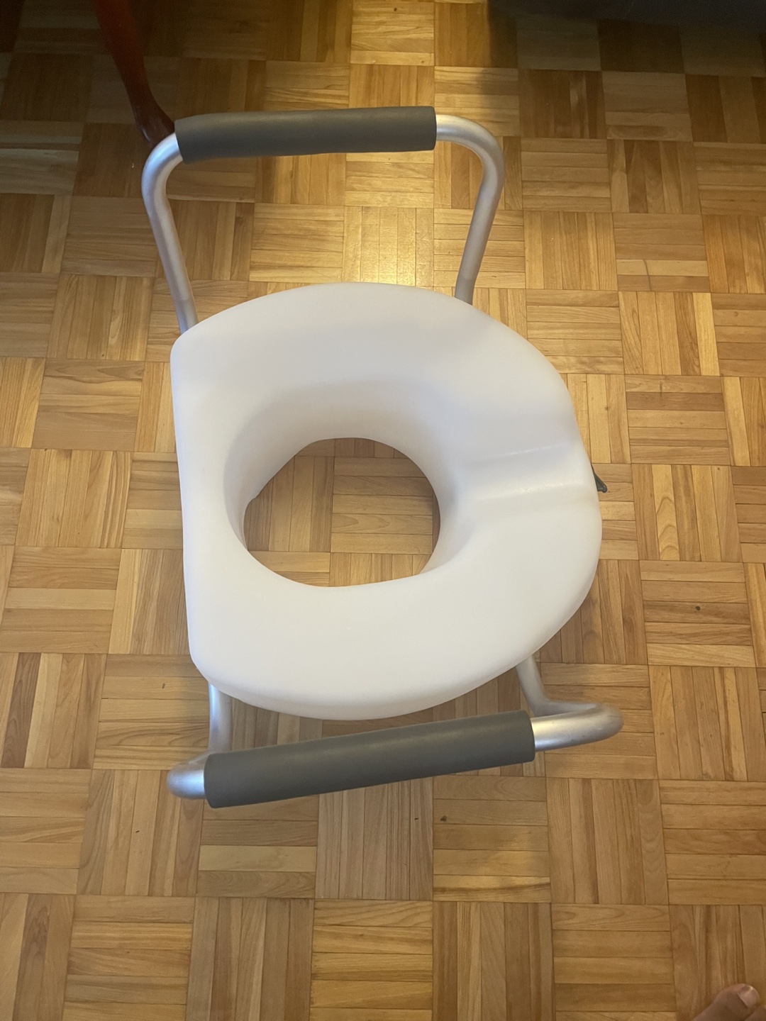 Elevated Toilet Seat with Handles - photo 3