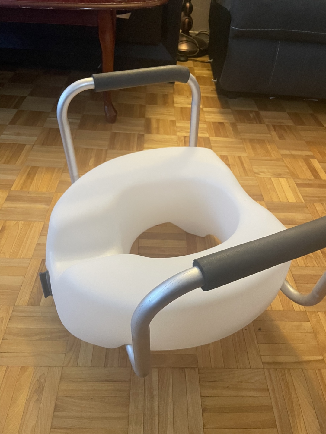 Elevated Toilet Seat with Handles - photo 2