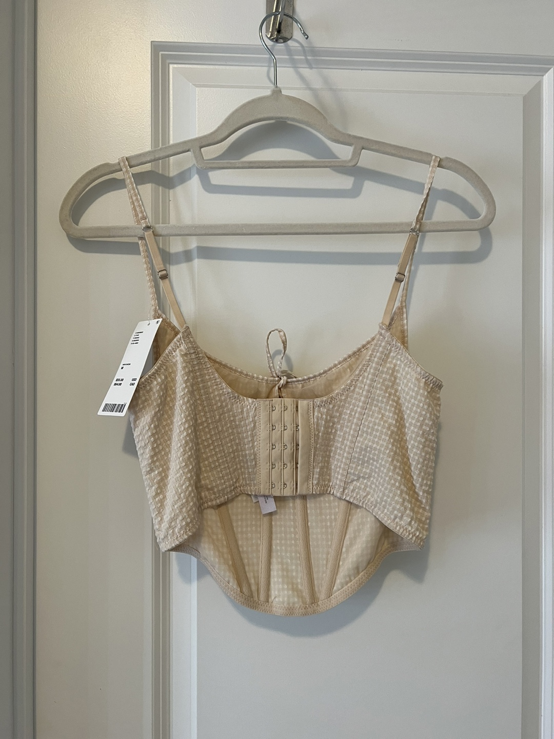 Urban Outfitters Corset Top - Size M - Ivory - photo 2
