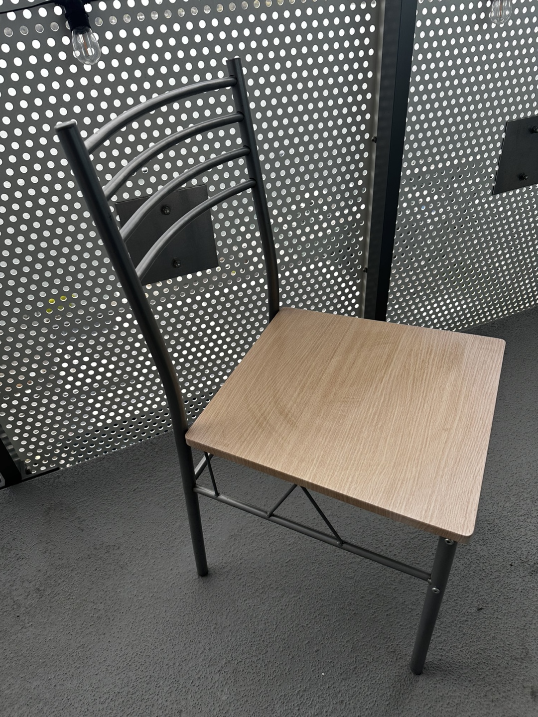 Glass-top patio dining set with four chairs - photo 3